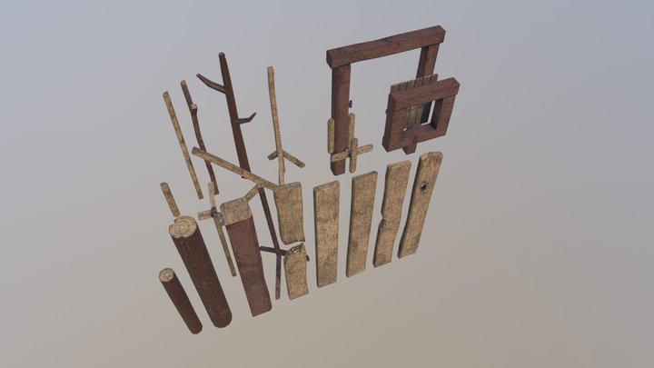 Pirate Cove Props 6 3D Model