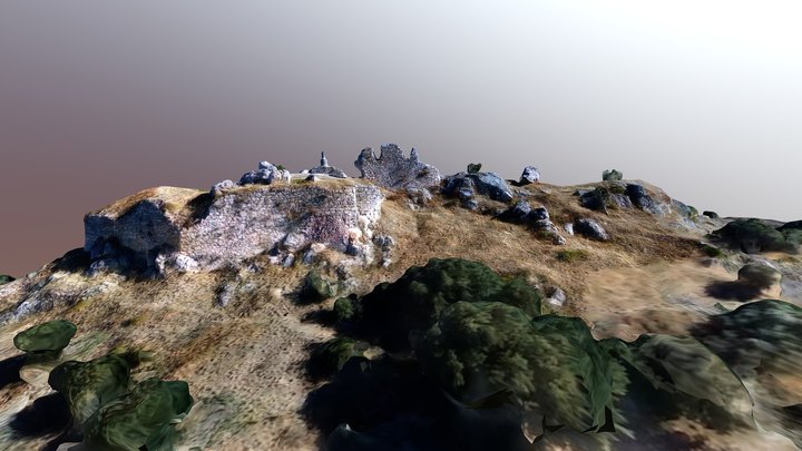Ruínas do Castelo de Outeiro 3D Model