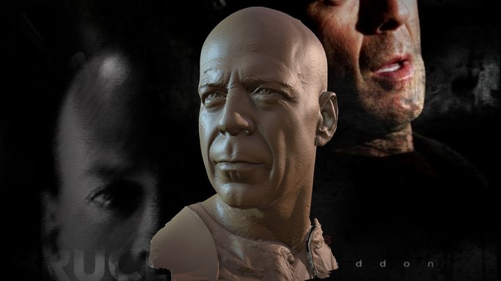 Bruce Willis  - Mole Scanner from 3DMakerPro 3D Model