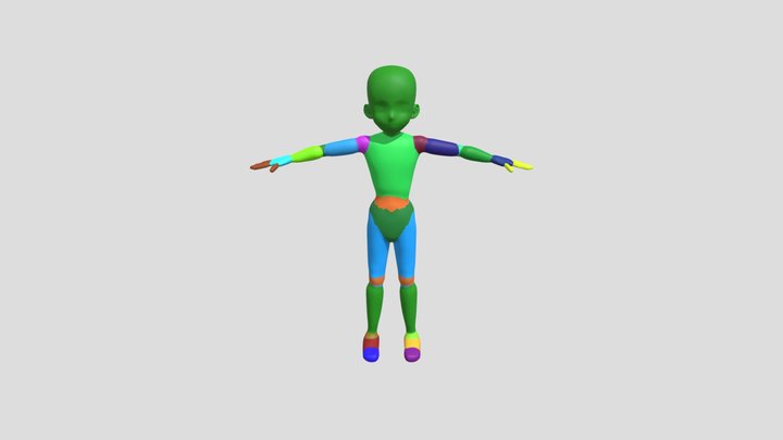 Villagrez Z Brush Blockout 3D Model