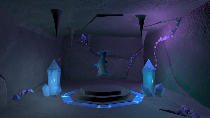 Crystal Cave 3D Model