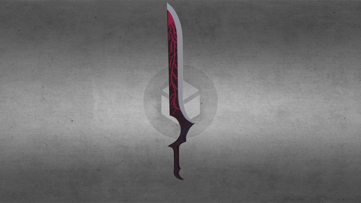 Julie Sigtuna - Dual Swords 3D Model