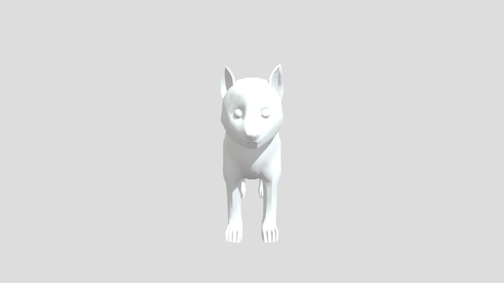 Husky Puppy 3D Model