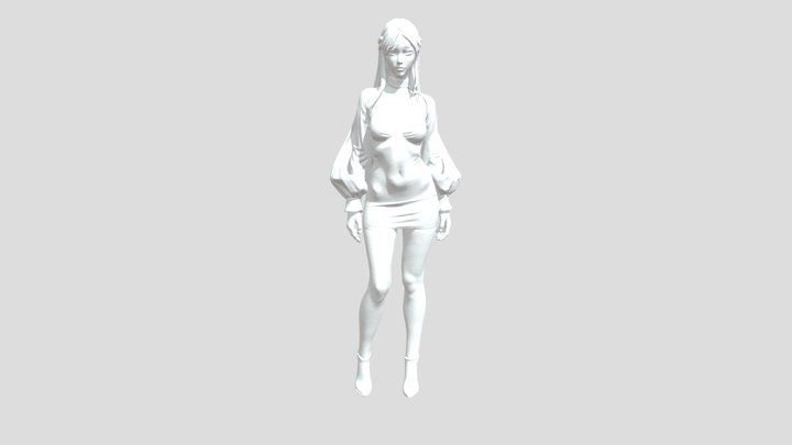Elegance in Contrast 3D Model