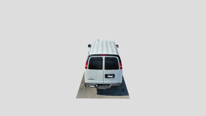 Van Post-Collision 3D Model