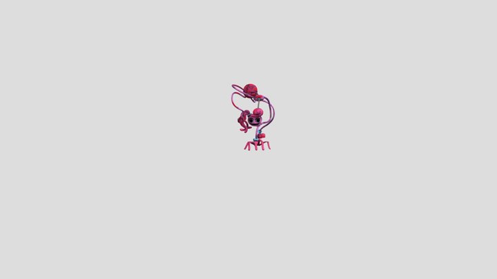New angry mommy long legs 3D Model