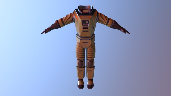 Ivan: The Space Biker Suit 3D Model