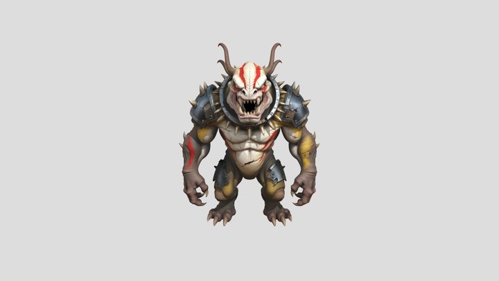 Beast warrior 3D Model