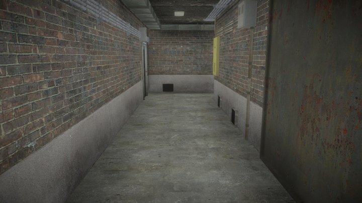 Prison Hallway – Free 3D Model STL