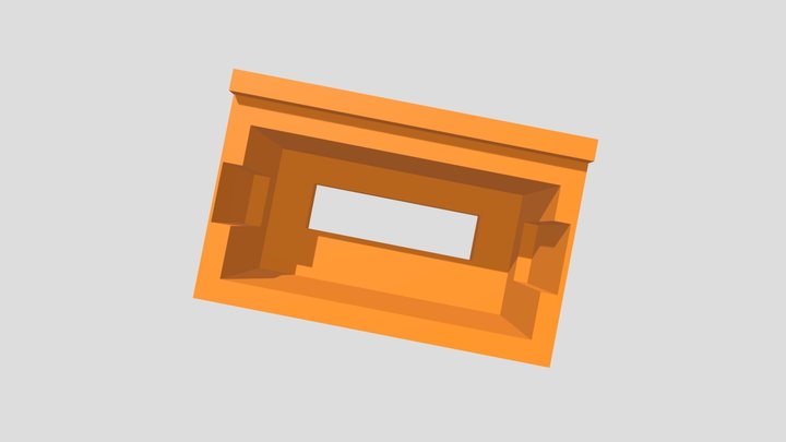 Radio 1DIN 3D Model