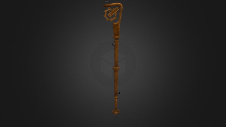 Ekko's Staff - Arcane 3D Model