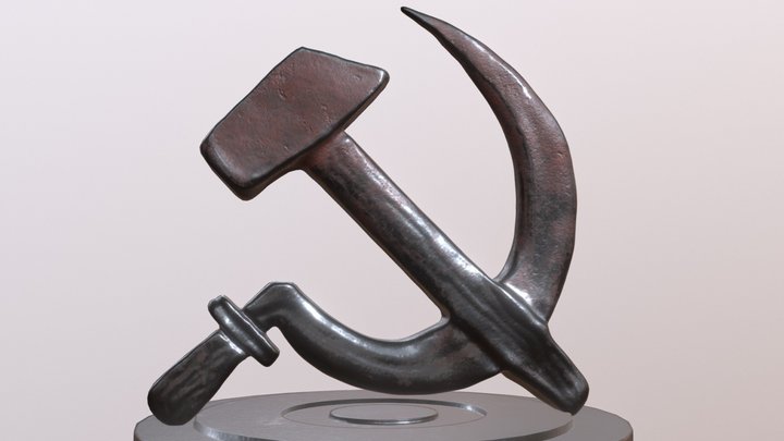 Tools - Hammer & Sickle #SculptJanuary18 3D Model