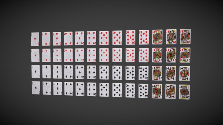 Playing Cards 3d Models Sketchfab
