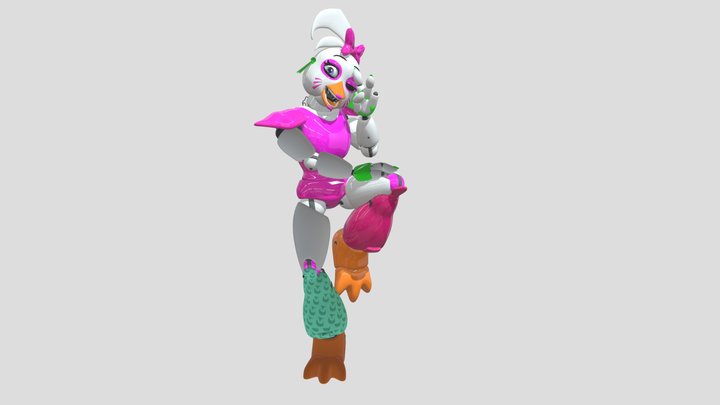 Chicka Chicken – Kostenloses 3D-Modell STL