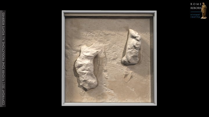 3D rendering of Metope East 13 (Parthenon)