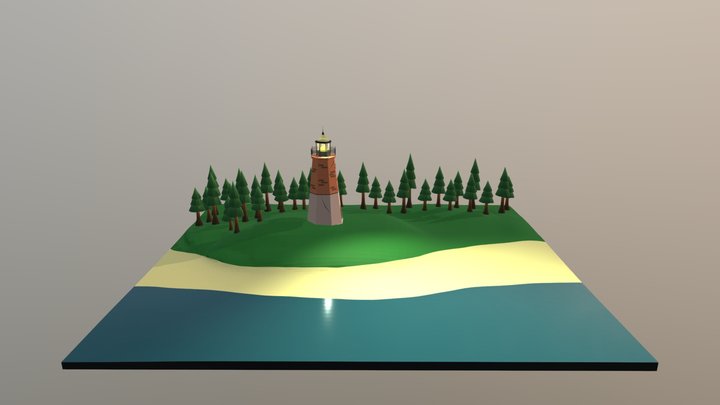 Creative Assignment 01 - Light House 3D Model