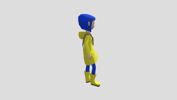 Caraline   papercraft 3D Model