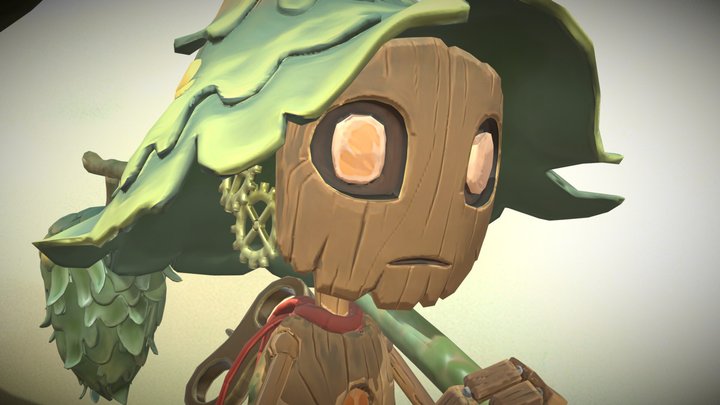 The Gardener - 3D Character 3D Model