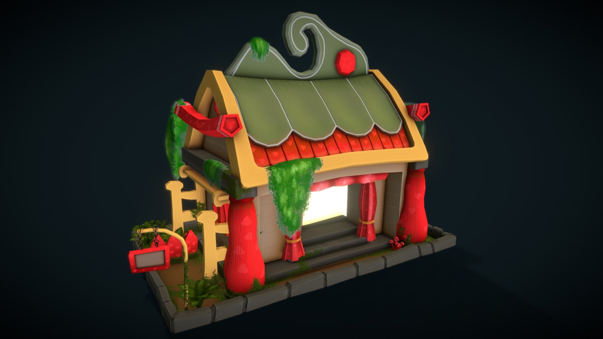 Fantasy Hut LowPoly
