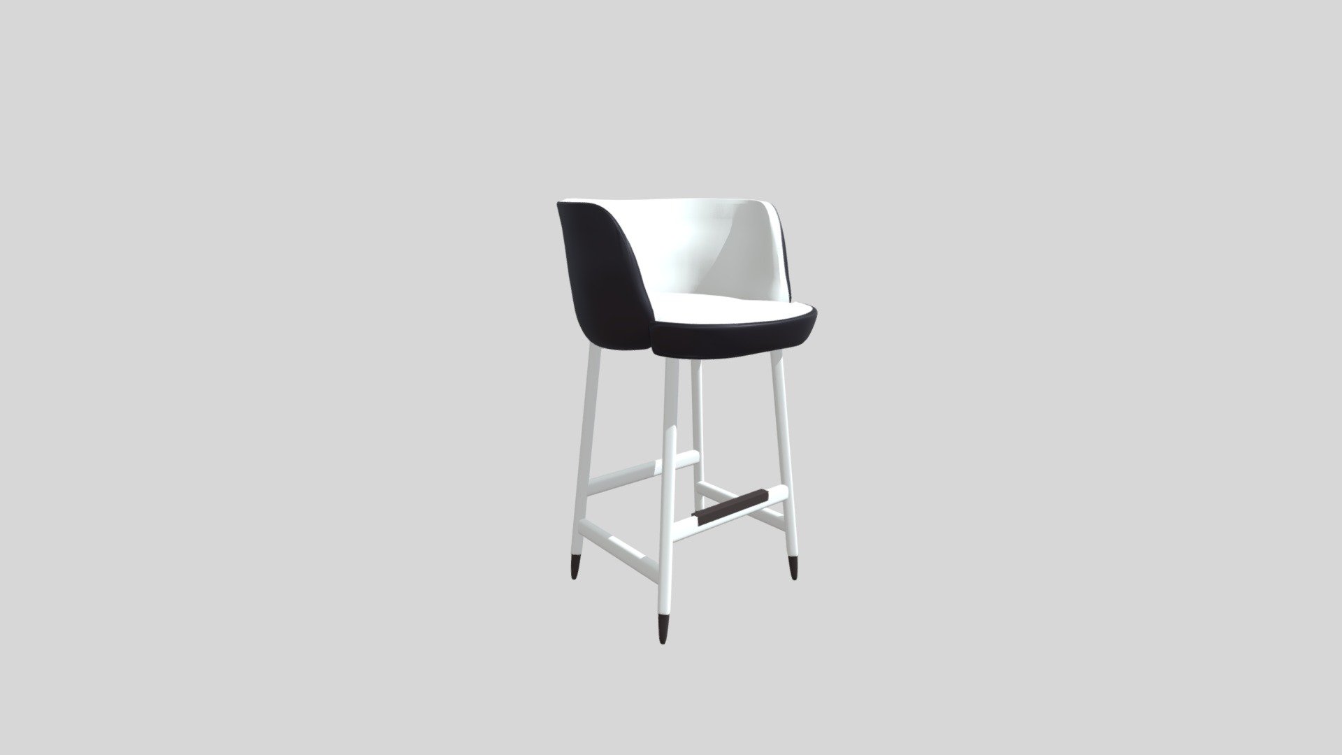 Cushioned Chair - 3D Model [asset] Self texture