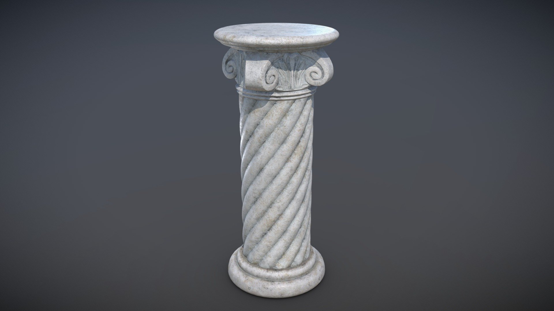 Doric Twist Pedestal