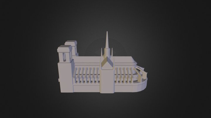 Notredameparis 3D Model