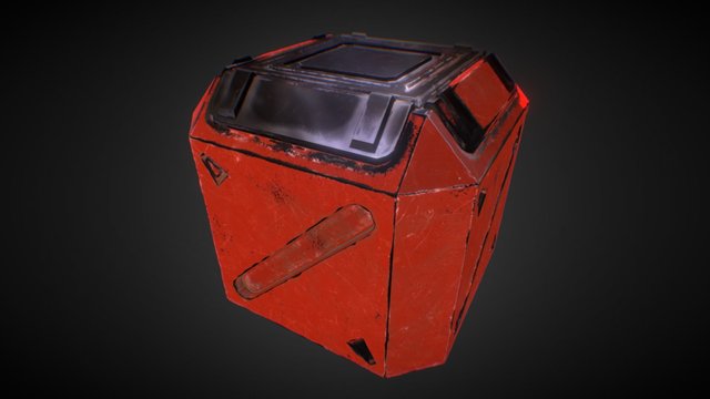 Sci-fi Box Prop 3D Model