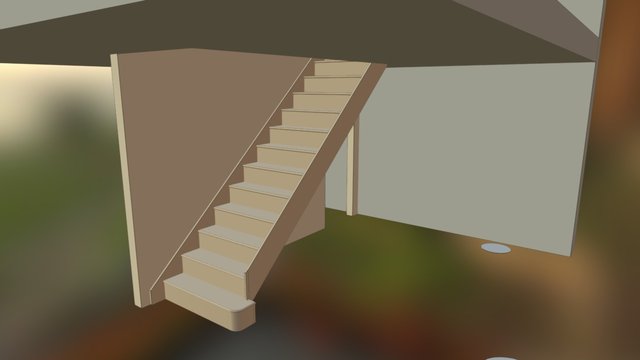 open stair 3D Model