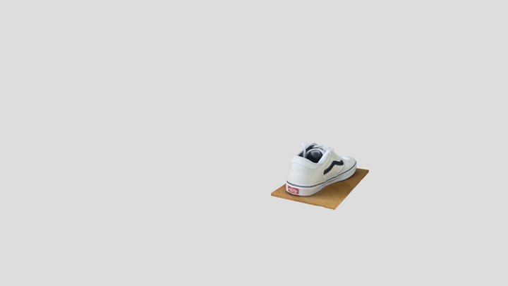 Vans Trainer Left foot 3D Model