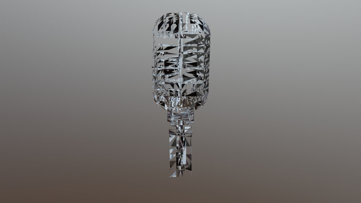 Skull Mic 3D Model