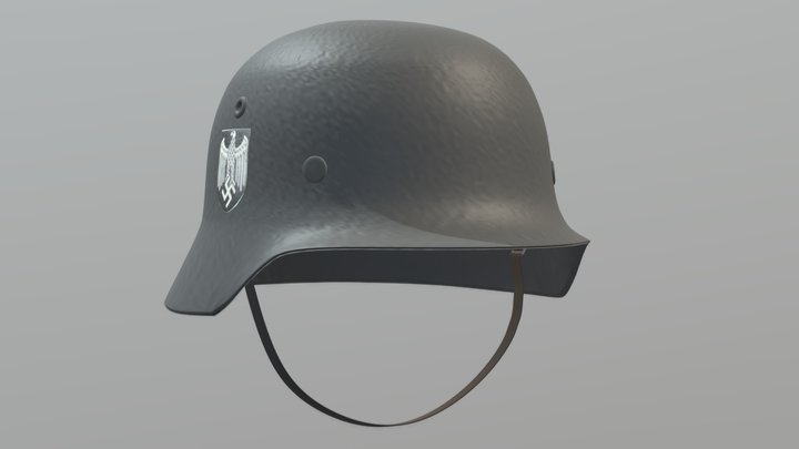 WW2 M35 Stahlhelm 3D Model