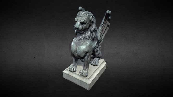 Leon Alado / Winged Lion 3D Model