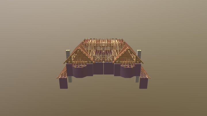 Attic Roof - Tring 3D Model