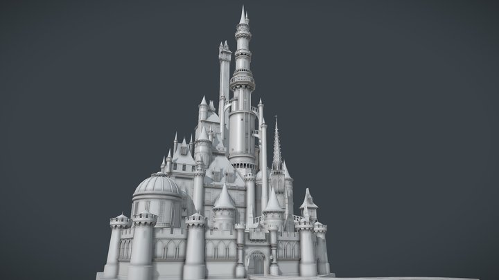 Fantasy Castle 3D Model