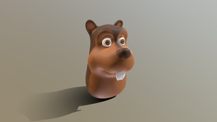 Castor - Curso Zbrush Udemy - Gustavo Rosa 3D Model