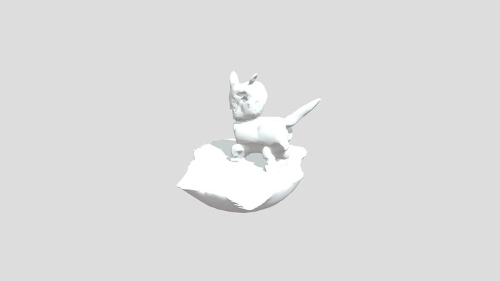 Pebbles the cat – Kostenloses 3D-Modell STL