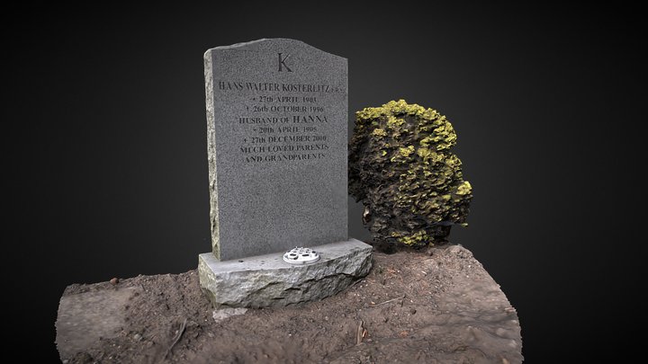 Hans Kosterlitz, Professor of Pharmacology – Free 3D Model STL