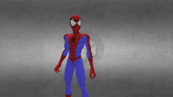 Ultimate spider-man(con huesos) 3D Model
