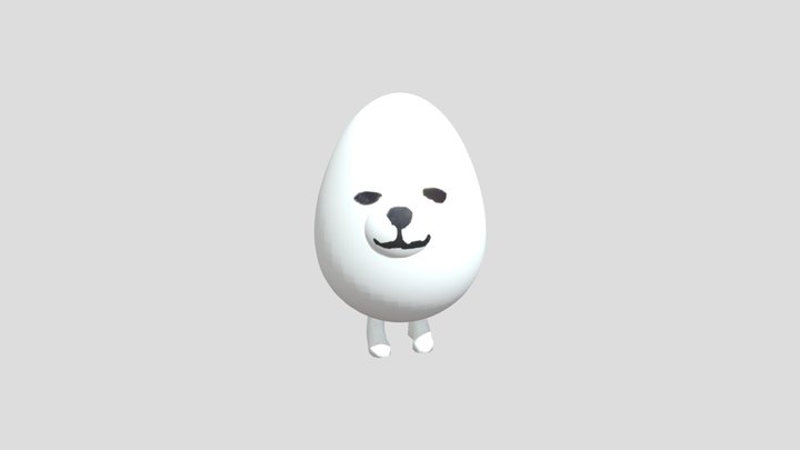 Eggdog 3D Model