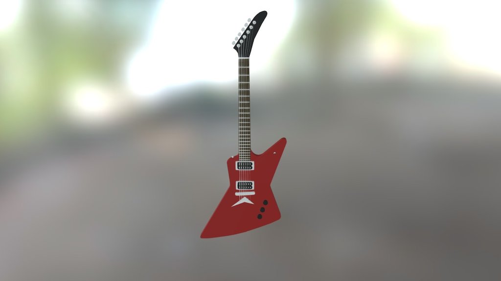 Gibson Explorer - 3D model by xClawx28 [793fe99] - Sketchfab