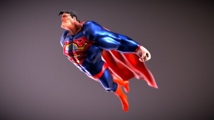 SUPERMAN MUSCLE 3D Model