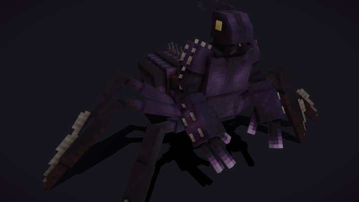 Black Solen Warrior 3D Model