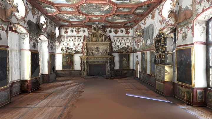 Weikersheim Rittersaal (Knights' hall) 3D Model