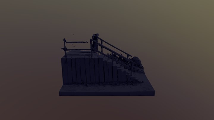[RealityScan] Stairs in nature 3D Model