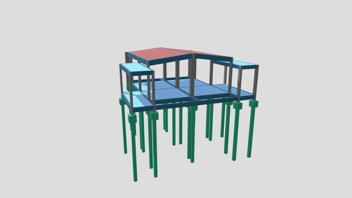 CHALÉ 01 - RIO BONITO 3D Model