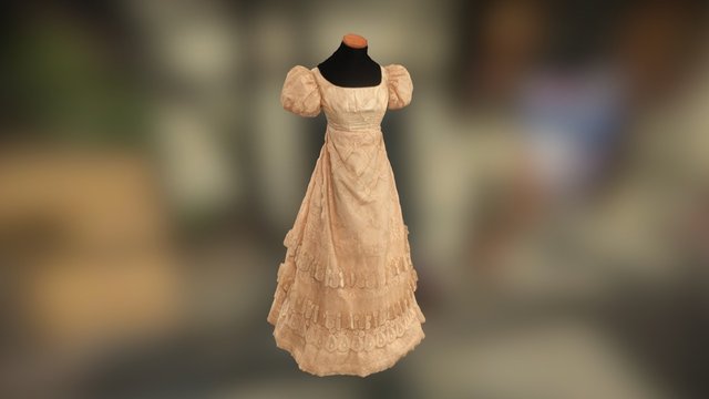 Wedding Dress / Robe de Mariée 3D Model