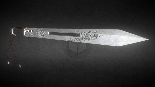 One-handed Sword 3D Model