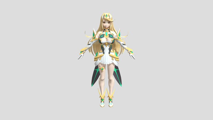 Xenoblade Chronicles 2 - Mythra 3D Model