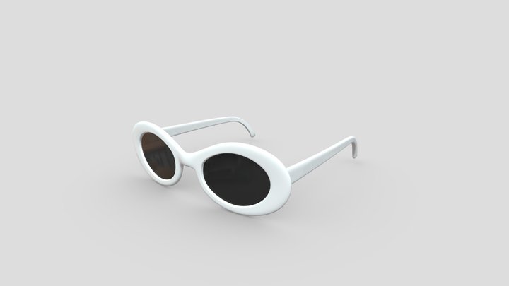 White sunglasses – Free 3D Model STL