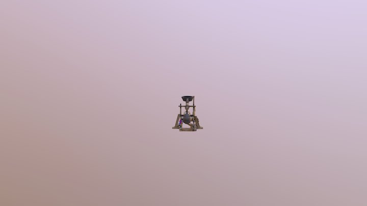 Trebuchet Anim 3D Model